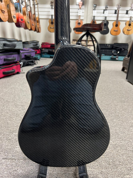 Klos Full Carbon Fiber Baritone Ukulele w/Case - Travel Uke