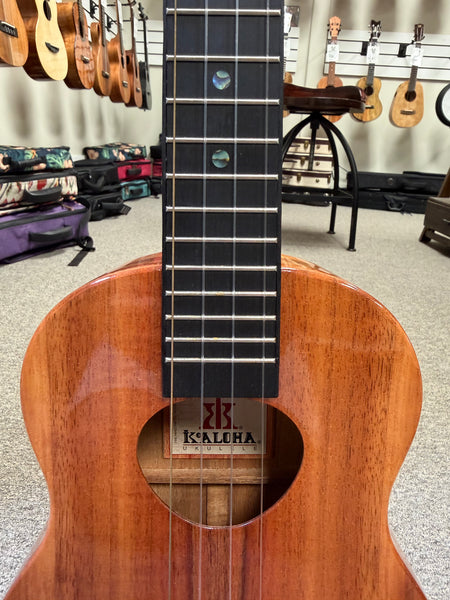 KoAloha KTM-00 Solid Koa Tenor Ukulele w/Case #1 - Pre Loved