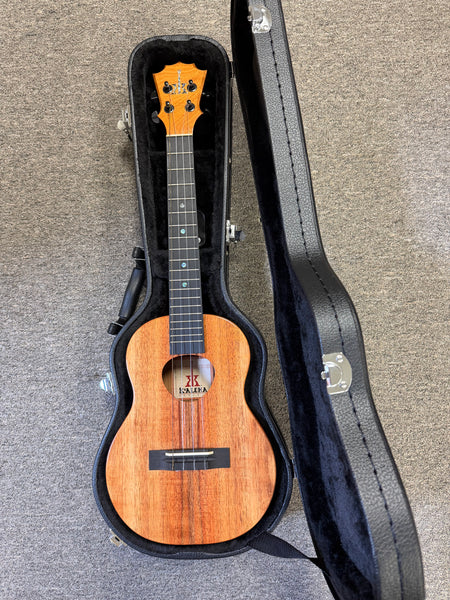 KoAloha KTM-00 Solid Koa Tenor Ukulele w/Case #1 - Pre Loved