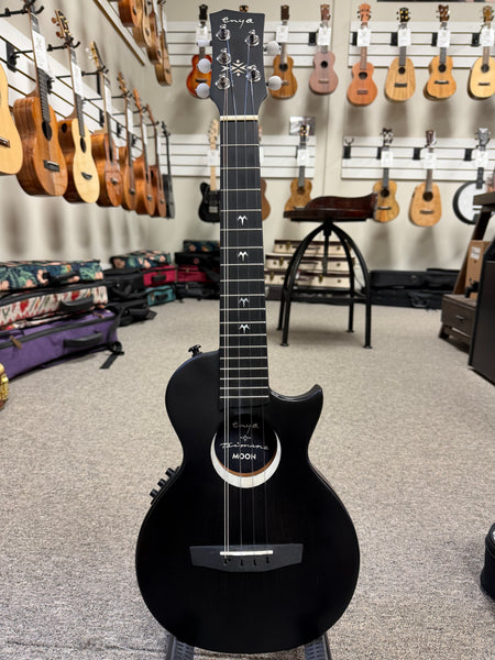 Enya Taimane Signature Moon 5 String Tenor Ukulele w/Case - Pre Loved - Acoustic Plus