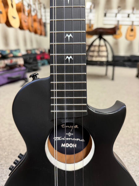 Enya Taimane Signature Moon 5 String Tenor Ukulele w/Case - Pre Loved - Acoustic Plus