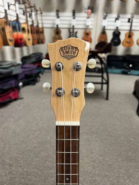 Sound Smith SSM-26CE Solid Spruce/Spalted Maple Electric Tenor Ukulele - Pre Loved