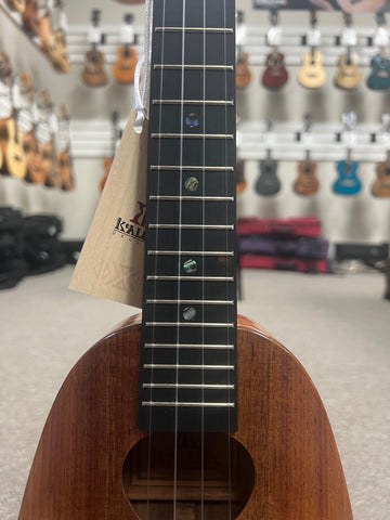 KoAloha KSM-01 Solid Koa Soprano Pineapple Ukulele - Made in 