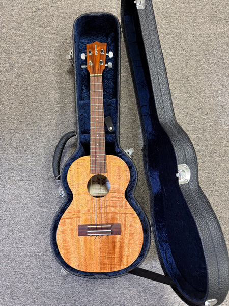Kamaka HF-3 Solid Koa Tenor Ukulele w/Case - Pre Loved - Made in Hawaii