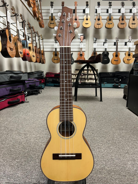 OHANA CK-70-6A 6 String Solid Spruce/Mahogany Concert Ukulele - Pre Loved