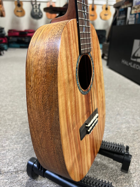 Bruce Wei Solid Koa Pineapple Tenor Ukulele w/Case - Pre Loved