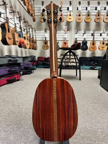 Bruce Wei Solid Koa Pineapple Tenor Ukulele w/Case - Pre Loved