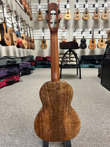 Flight Songbird Purple Electric Slimline Tenor Ukulele w/Case - Solid Flamed Maple/Solid Mango