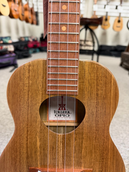 KoAloha KTO-10 Solid Acacia Opio Tenor Ukulele w/Case #1