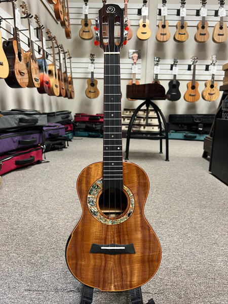 SNAIL S60T Solid Acacia Tenor Ukulele w/Case - Comfort Armrest