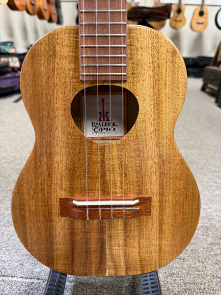 KoAloha KTO-10 Solid Acacia Opio Tenor Ukulele w/Case #2
