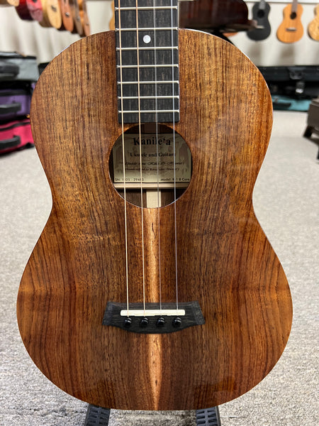 Kanile'a K1-B Solid Koa Baritone Ukulele w/Case - Made in Hawaii