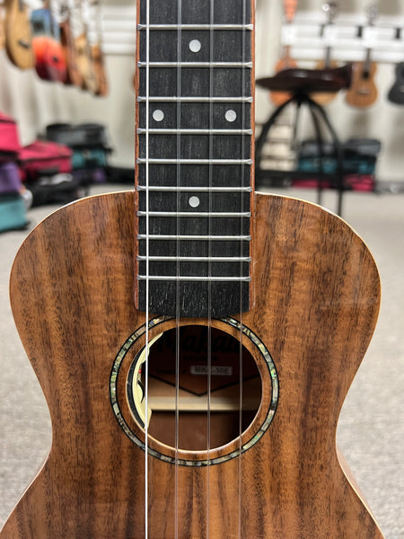 Makaio MKC-10E  Koa Electric Concert Ukulele w/Case