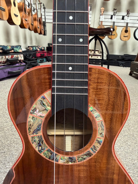 SNAIL S60T Solid Acacia Tenor Ukulele w/Case #2 - Comfort Armrest