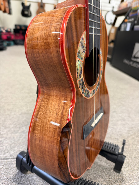 SNAIL S60T Solid Acacia Tenor Ukulele w/Case #2 - Comfort Armrest