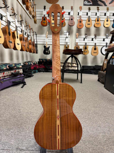 SNAIL S60T Solid Acacia Tenor Ukulele w/Case #2 - Comfort Armrest