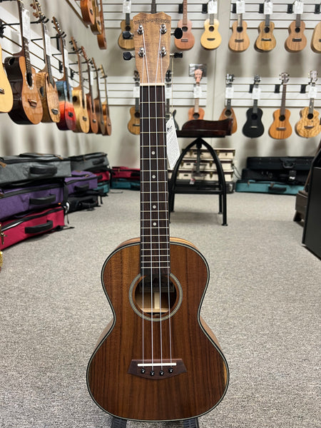 Islander by Kanile'a SAT-4 Solid Flamed Acacia Tenor Ukulele