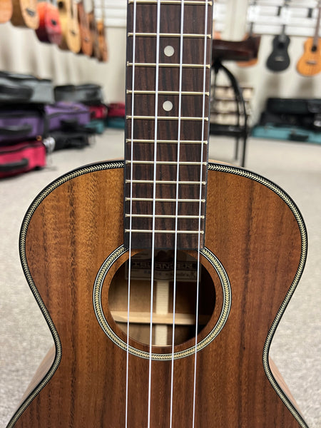 Islander by Kanile'a SAT-4 Solid Flamed Acacia Tenor Ukulele
