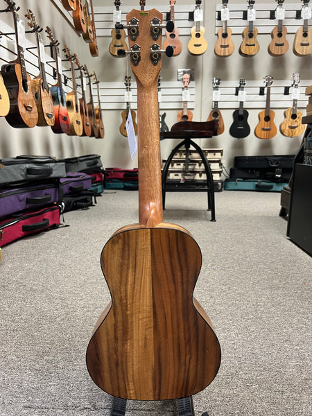 Islander by Kanile'a SAT-4 Solid Flamed Acacia Tenor Ukulele