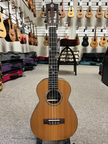 OHANA TK-50ME Solid Cedar/Ebony Tenor Ukulele
