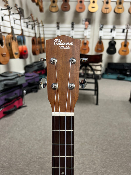 Ohana BK-20 Mahogany Baritone Ukulele - Solid Top