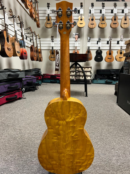 OHANA TK-15W Willow Wood Tenor Ukulele - Satin Finish