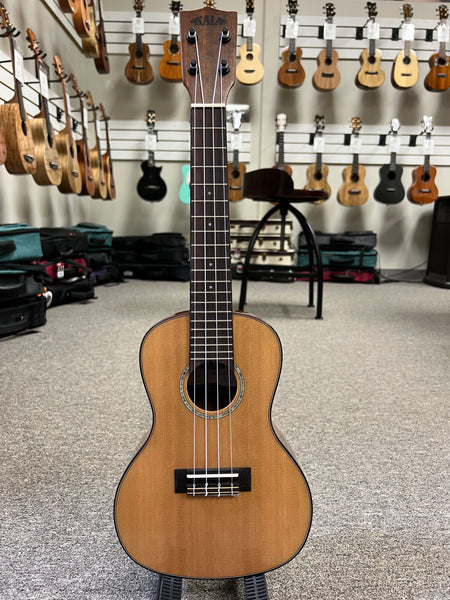 KALA KA-SCAC-C Solid Cedar Top Acacia Concert Ukulele