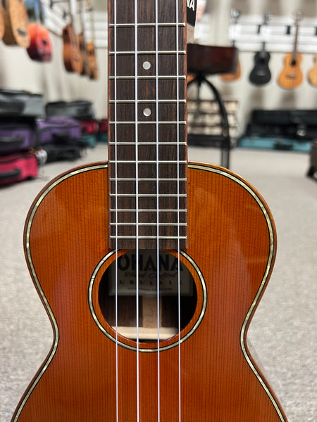OHANA CK-50G Concert Ukulele - Solid Cedar/Solid Rosewood