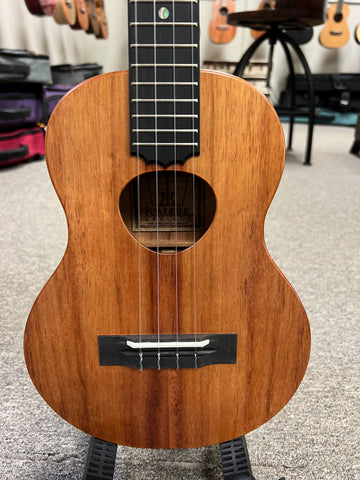 KoAloha KTM-10 Solid Koa Pikake Tenor Ukulele w/Case #3 - Made In Hawaii - Satin Finish