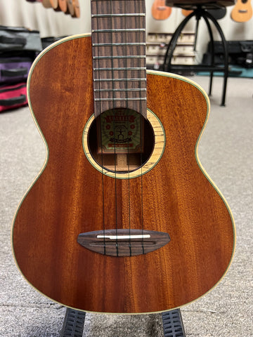 aNueNue UT-110 Solid Mahogany Bird Tenor Ukulele w/Case