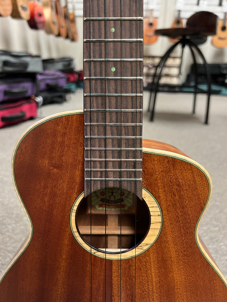 aNueNue UT-110 Solid Mahogany Bird Tenor Ukulele w/Case