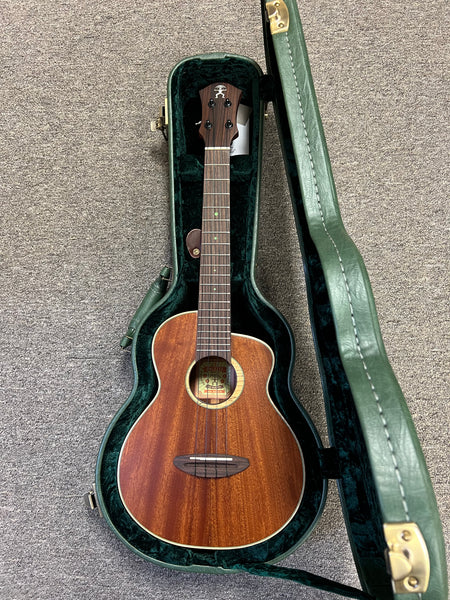 aNueNue UT-110 Solid Mahogany Bird Tenor Ukulele w/Case