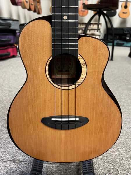 aNueNue UT-214 Cedar Bird Tenor Ukulele w/Case - Solid Cedar/Rosewood