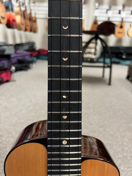 aNueNue UT-214 Cedar Bird Tenor Ukulele w/Case - Solid Cedar/Rosewood