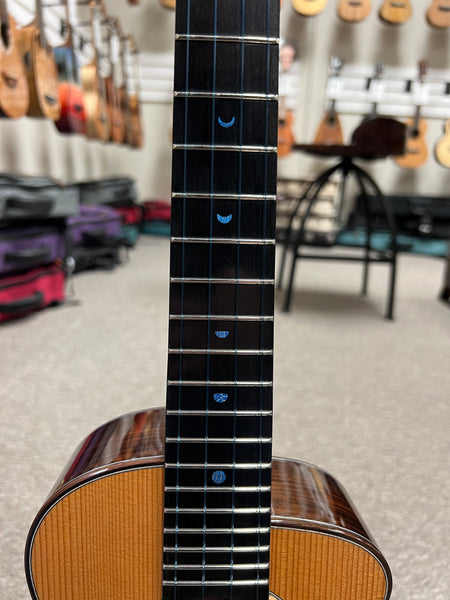 aNueNue UT-330 Blue Moon Tenor Ukulele w/Case -  Torrefied Spruce/Solid East Indian Rosewood