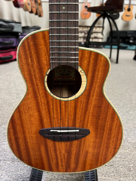aNueNue UC-110 Solid Mahogany Bird Concert Ukulele w/Case