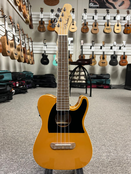 Fender Telecaster Electric Concert Ukulele - Fullerton Series Tele Uke Blonde