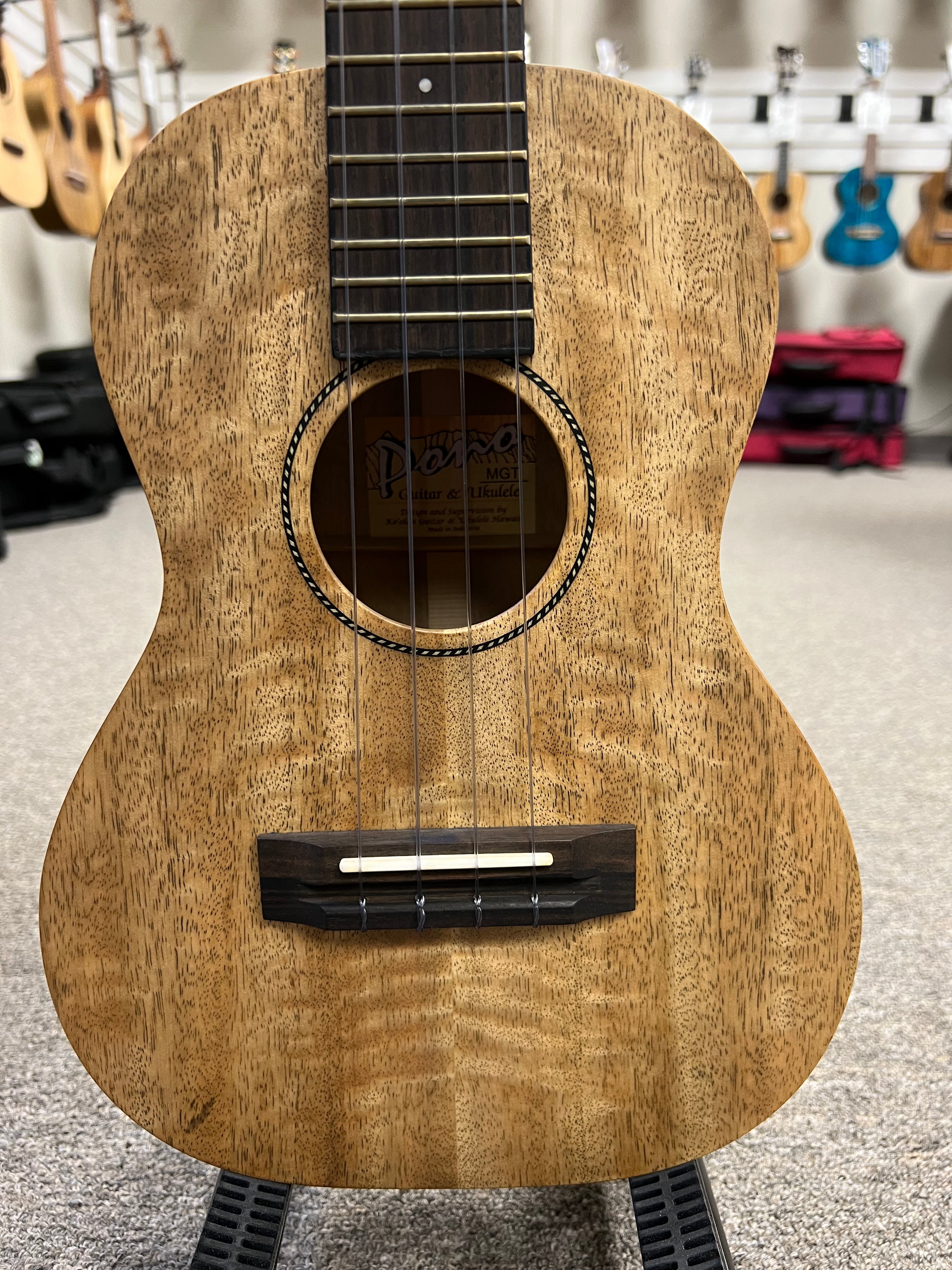 PONO MGT Solid Mango Tenor Ukulele - Aloha City Ukes