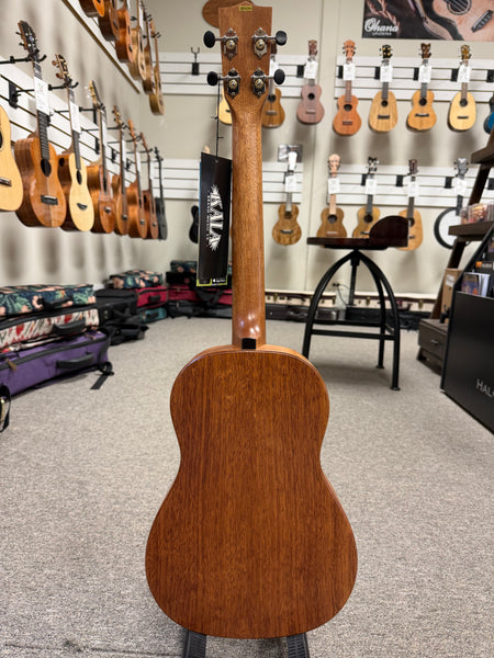 KALA KA-WF-AMHG-B Solid Mahogany Baritone Ukulele w/Case - Waterfall Series