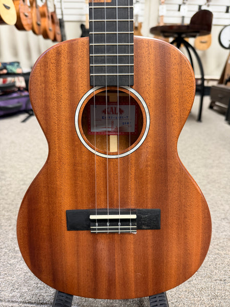 KALA KA-WF-AMHG-T Solid Mahogany Tenor Ukulele w/Case - Waterfall Series