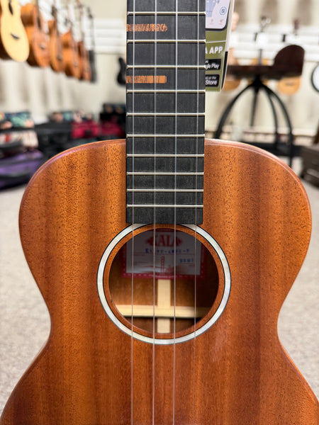KALA KA-WF-AMHG-T Solid Mahogany Tenor Ukulele w/Case - Waterfall Series