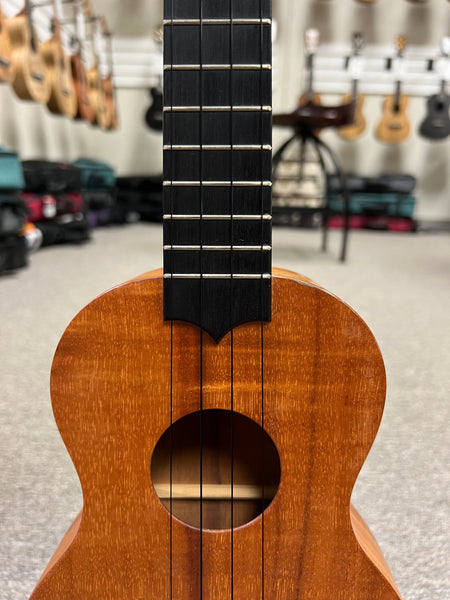 Larrivee Solid Koa Soprano Ukulele w/Case - Pre Loved