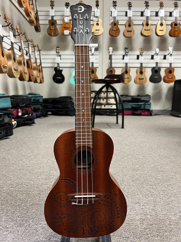 KALA KA-PX-MACA-T Premier Exotic Macawood Tenor Ukulele - Aloha