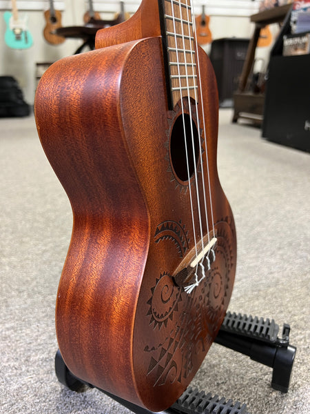 Luna UKE-TC-MAH Mahogany Concert Ukulele w/Case - Pre Loved