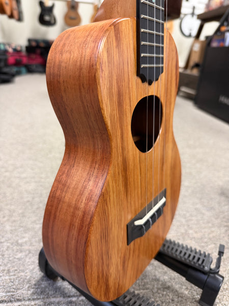 KoAloha KCM-10 Solid Koa Pikake Concert Ukulele w/Case #1 - Made in Hawaii