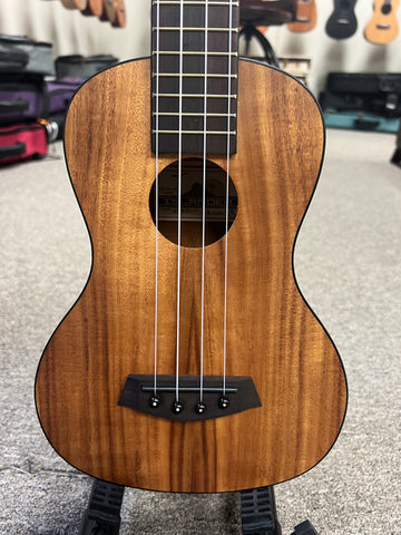 Islander by Kanile'a SC-4 Flamed Acacia Concert Long Neck Ukulele - Super Concert