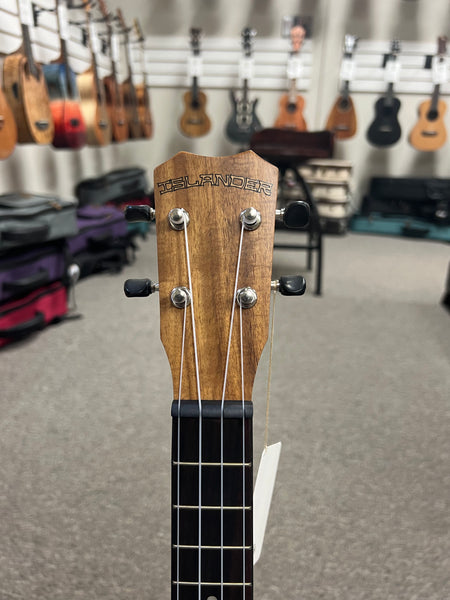 Islander by Kanile'a SC-4 Flamed Acacia Concert Long Neck Ukulele - Super Concert