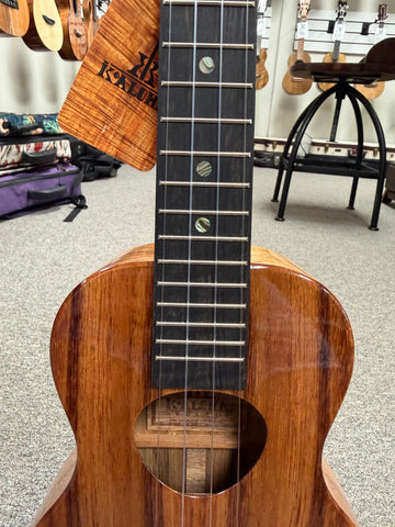 KoAloha KCM-00 Solid Koa Concert Ukulele w/Case #1- Made in Hawaii