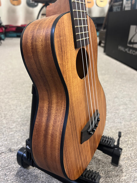 Islander by Kanile'a SC-4 Flamed Acacia Concert Long Neck Ukulele - Super Concert
