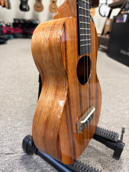 KoAloha KCM-00 Solid Koa Concert Ukulele w/Case #1- Made in Hawaii
